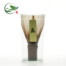 En stock Hecho a mano 80 dientes Purple Bamboo Matcha Chasen Whisk